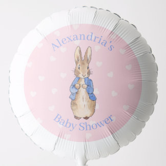 Personalize Peter the rabbit Baby Shower Balloon