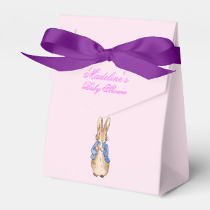 Personalize Peter the Rabbit Baby Shower Favor Boxes
