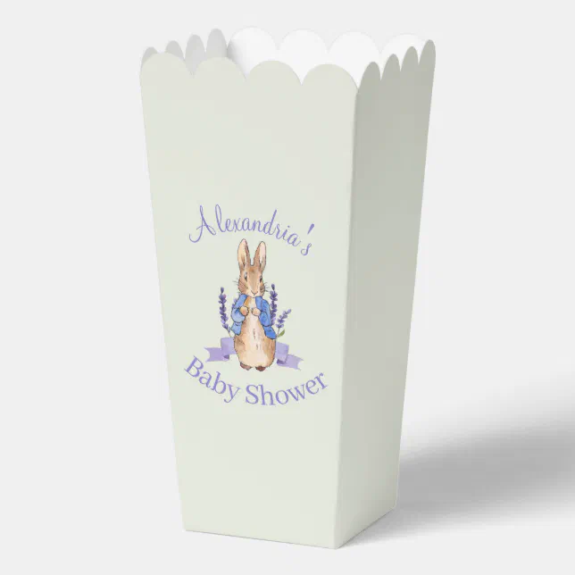 Personalize Peter the Rabbit Baby shower Favor Boxes | Zazzle