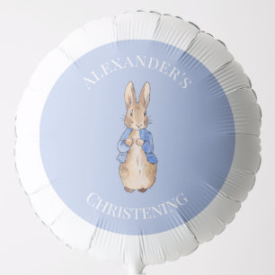 Personalize Peter the rabbit Christening Balloon
