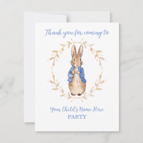 Personalize Peter the Rabbit First birthday