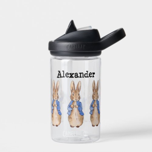 Personalize Peter the rabbit with a name Water Bottle