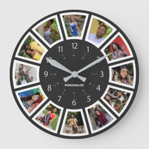 PERSONALIZE PHOTO ALBUM LARGE CLOCK