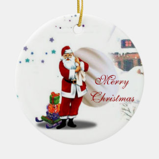 Personalize Photo Ceramic Ornament