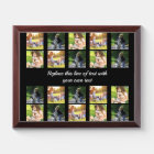 Personalize photo collage and text