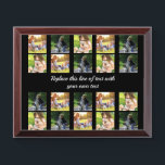 Personalize photo collage and text award plaque<br><div class="desc">Personalize photo collage and text</div>