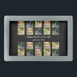 Personalize photo collage and text belt buckle<br><div class="desc">Personalize photo collage and text</div>