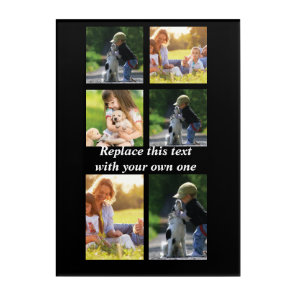 Personalize photo collage and text Case-Mate iPhon Acrylic Print