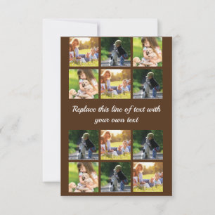 Personalize photo collage and text Case-Mate iPhon Card