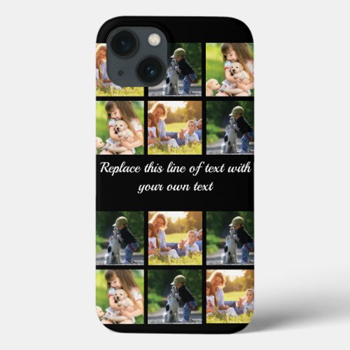 Personalize photo collage and text Case_Mate iPhon iPhone 13 Case