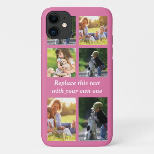 Personalize photo collage and text Case_Mate iPhon iPhone 11 Case