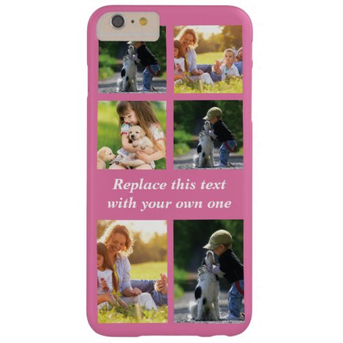 Personalize photo collage and text Case_Mate iPhon Barely There iPhone 6 Plus Case