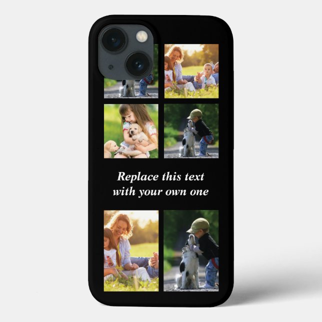 Personalize photo collage and text Case-Mate iPhon Case-Mate iPhone Case (Back)