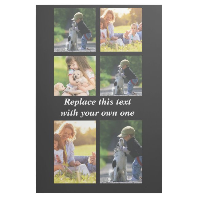 Personalize photo collage and text Case-Mate iPhon Gallery Wrap (Front)