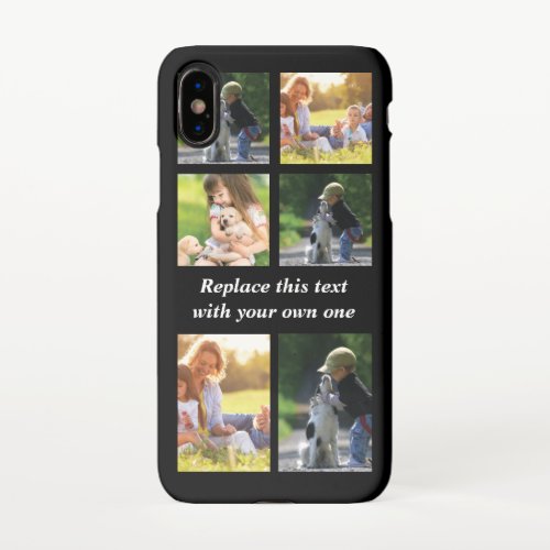 Personalize photo collage and text Case_Mate iPhon iPhone X Case