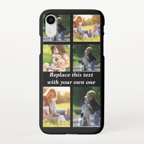 Personalize photo collage and text Case_Mate iPhon iPhone XR Case