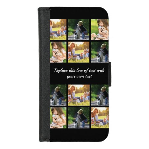 Personalize photo collage and text Case_Mate iPhon iPhone 87 Wallet Case