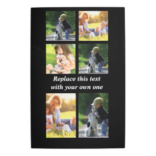 Personalize photo collage and text Case-Mate iPhon Metal Print