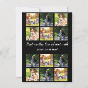 Personalize photo collage and text Case-Mate iPhon Note Card