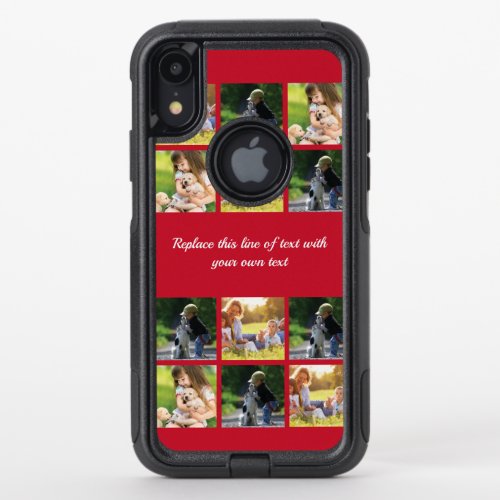 Personalize photo collage and text Case_Mate iPhon OtterBox Commuter iPhone XR Case