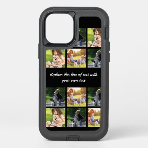 Personalize photo collage and text Case_Mate iPhon OtterBox Defender iPhone 12 Pro Case