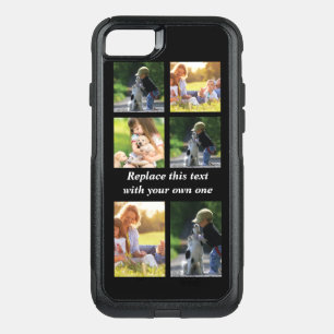 Personalize photo collage and text Case-Mate iPhon OtterBox Commuter iPhone SE/8/7 Case