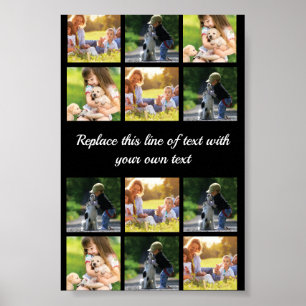 Personalize photo collage and text Case-Mate iPhon Poster