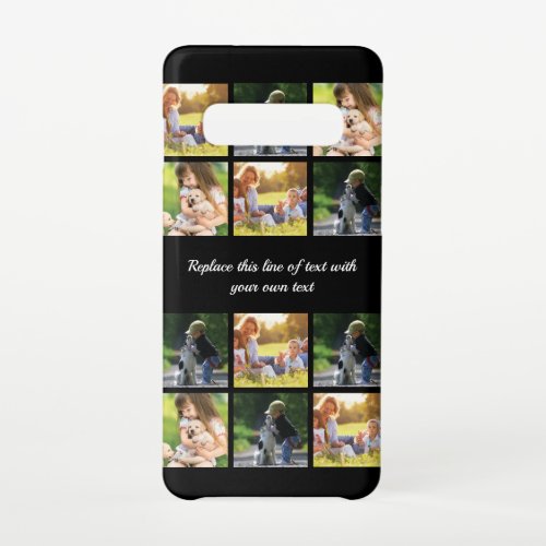 Personalize photo collage and text Case_Mate iPhon Samsung Galaxy S10 Case