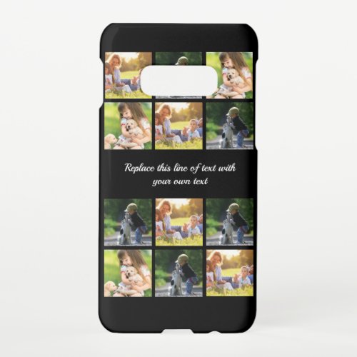 Personalize photo collage and text Case_Mate iPhon Samsung Galaxy S10E Case