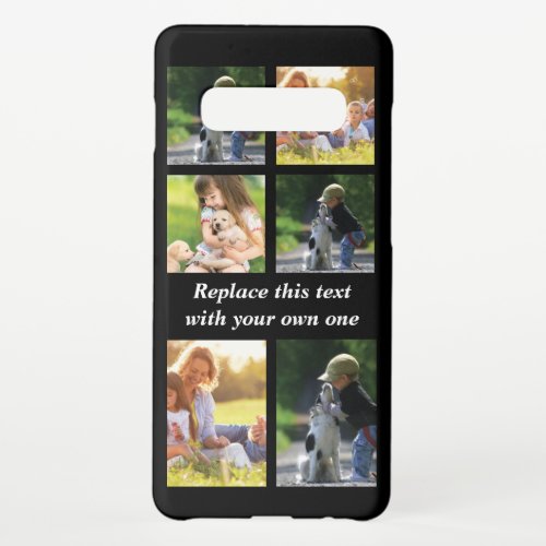 Personalize photo collage and text Case_Mate iPhon Samsung Galaxy S10 Case