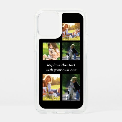 Personalize photo collage and text Case_Mate iPhon Speck iPhone 12 Mini Case