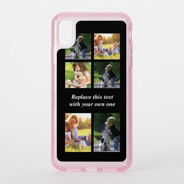 Personalize photo collage and text Case-Mate iPhon Speck iPhone XS Max Case (Front)