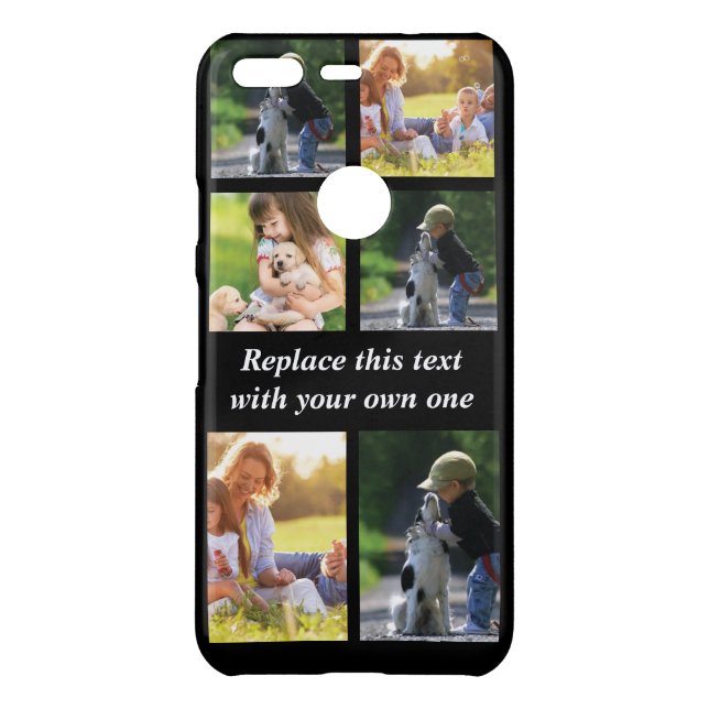 Personalize photo collage and text Case-Mate iPhon Uncommon Google Pixel Case (Back)