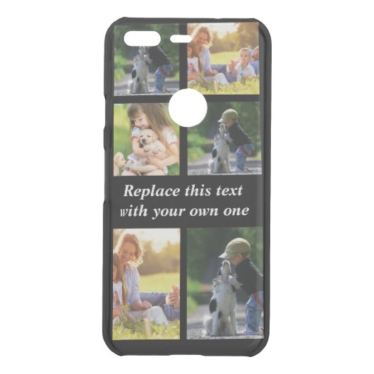 Personalize photo collage and text Case-Mate iPhon Uncommon Google Pixel Case (Back)