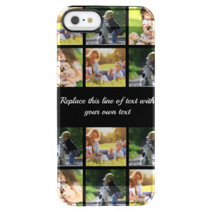 Personalize photo collage and text Case-Mate iPhon Clear iPhone SE/5/5s Case