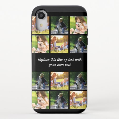 Personalize photo collage and text Case_Mate iPhon iPhone XR Slider Case