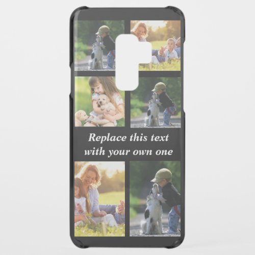 Personalize photo collage and text Case_Mate iPhon Uncommon Samsung Galaxy S9 Plus Case