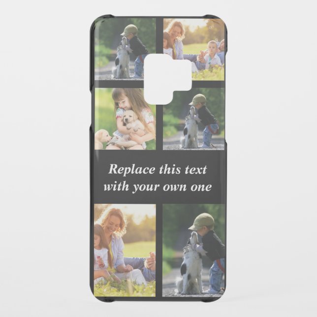 Personalize photo collage and text Case-Mate iPhon Uncommon Samsung Galaxy Case (Back)