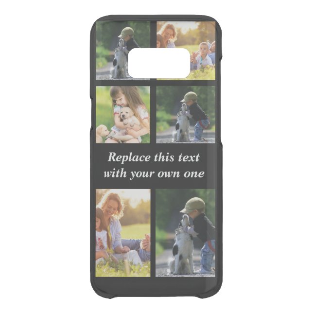 Personalize photo collage and text Case-Mate iPhon Uncommon Samsung Galaxy Case (Back)