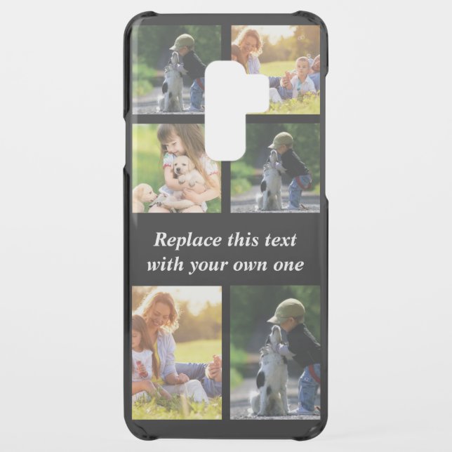 Personalize photo collage and text Case-Mate iPhon Uncommon Samsung Galaxy Case (Back)