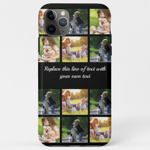 Personalize photo collage and text iPhone 11 pro max case
