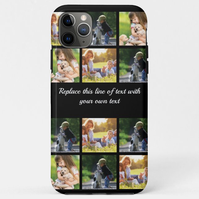 Personalize photo collage and text Case-Mate iPhone case (Back)