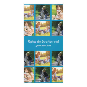 Personalize photo collage and text door sign