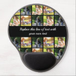 Personalize photo collage and text gel mouse pad<br><div class="desc">Personalize photo collage and text</div>