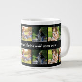 Personalize photo collage and text giant coffee mu giant coffee mug (Front Right)