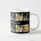 Personalize photo collage and text giant coffee mu giant coffee mug (Right)