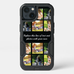 Personalize photo collage and text OtterBox samsun iPhone 13 Case