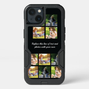 Personalize photo collage and text OtterBox samsun iPhone 13 Case