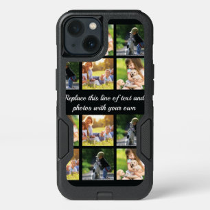 Personalize photo collage and text OtterBox samsun iPhone 13 Case