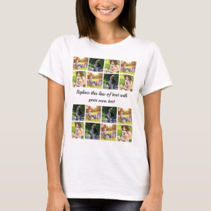 Personalize photo collage and text T-Shirt